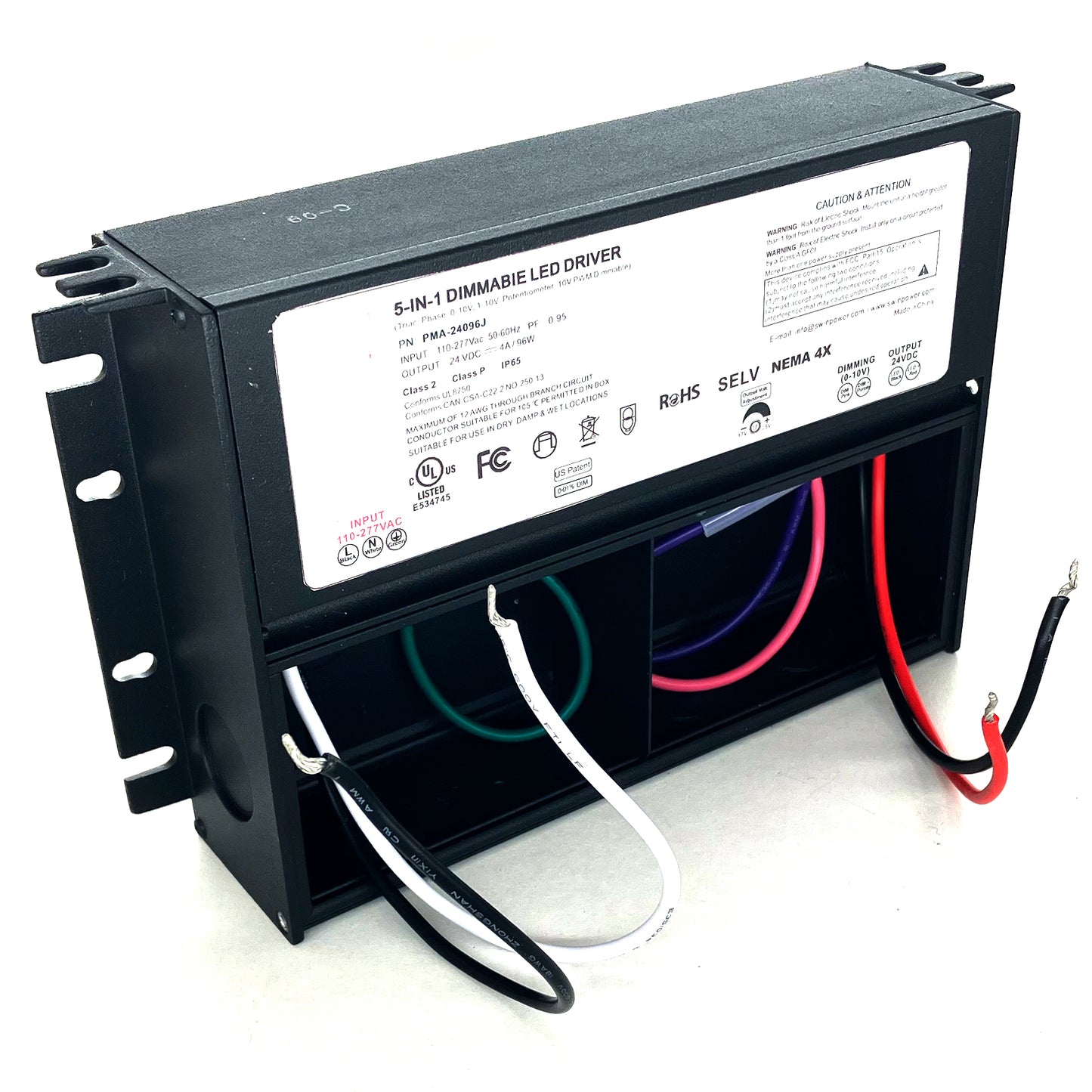 CENTRIC PRO SERIES™ Flicker-Free Dimmable Power Supply with Integrated Junction Box