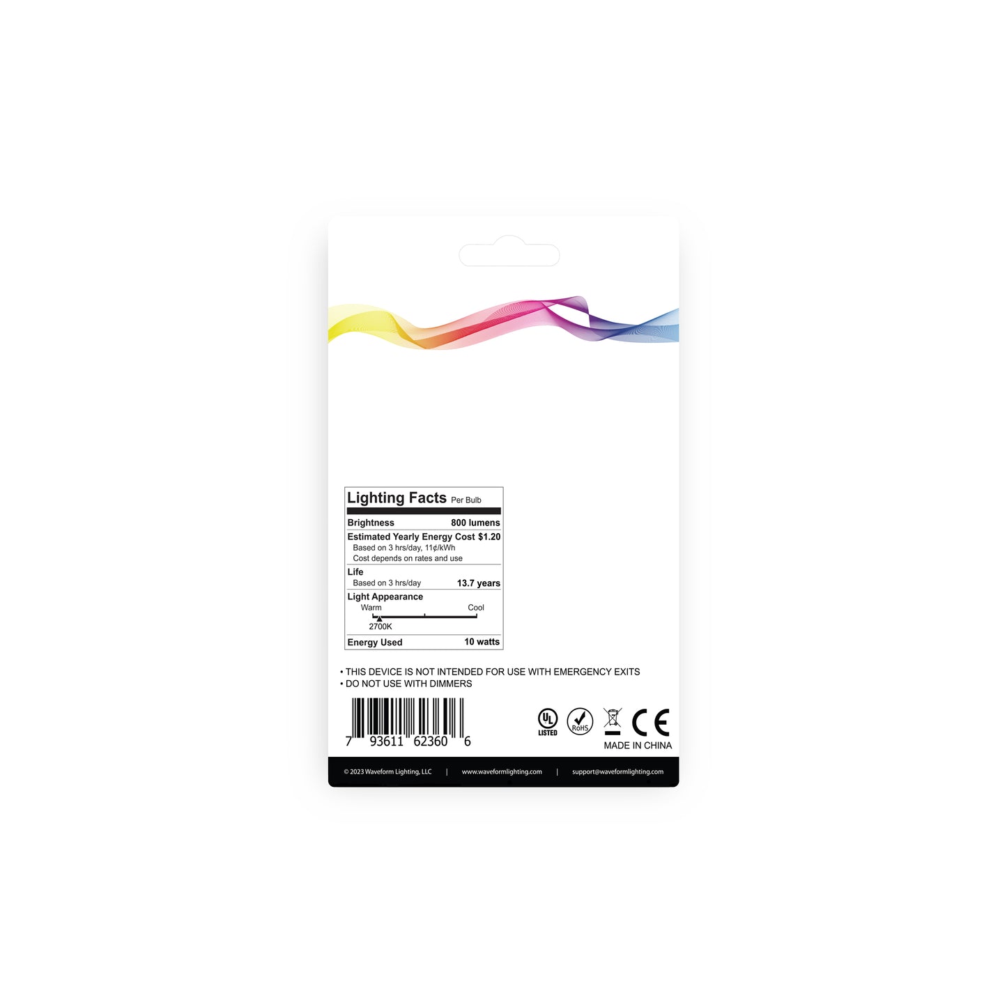 CENTRIC HOME™ Flicker-Free A19 10W LED Bulb