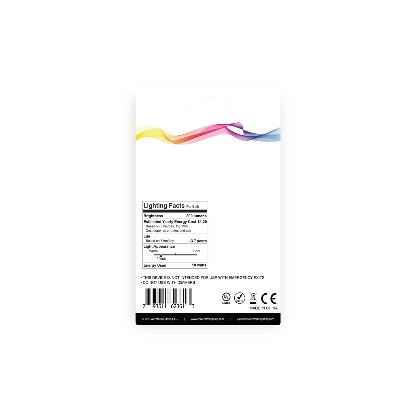 CENTRIC HOME™ Flicker-Free A19 10W LED Bulb