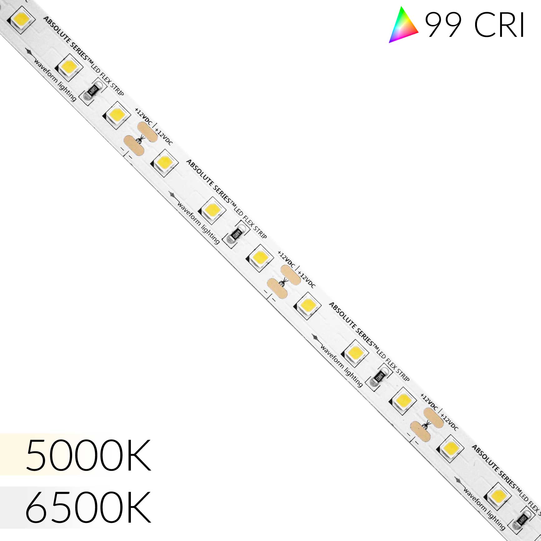 ABSOLUTE SERIES™ LED Flexible Strip - 99 CRI - 16 ft / 5 m Reel – Waveform  Lighting