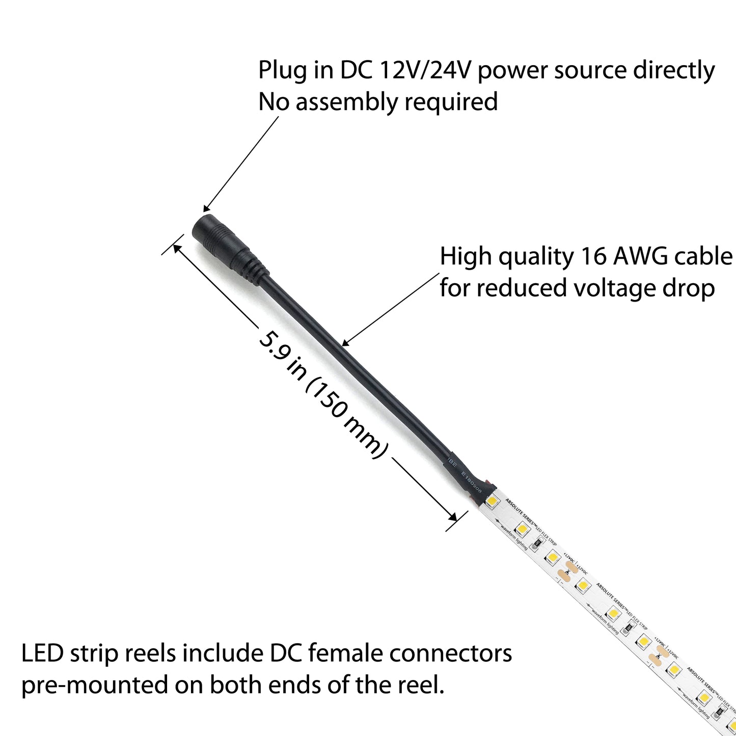 ABSOLUTE SERIES™ LED Flexible Strip - 99 CRI - D50 / D65