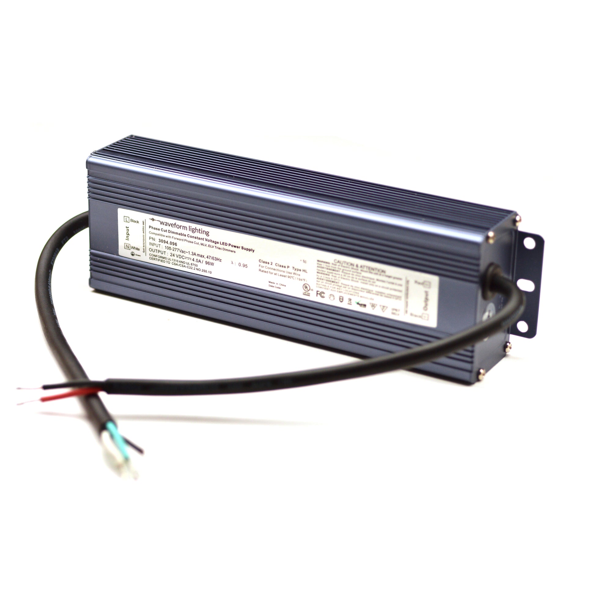 DC Hardwire LED Driver, 30 watts, 12V