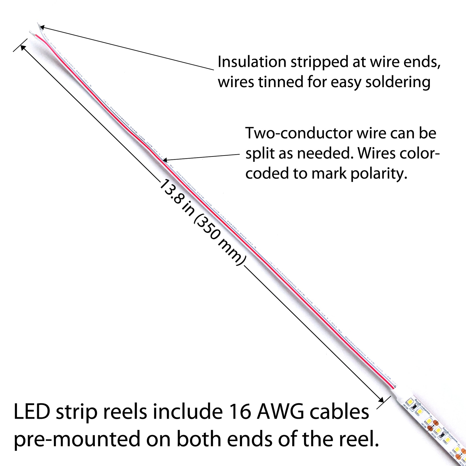 Commercial CCT LED Strips  Color-Temperature Changing LED Lighting