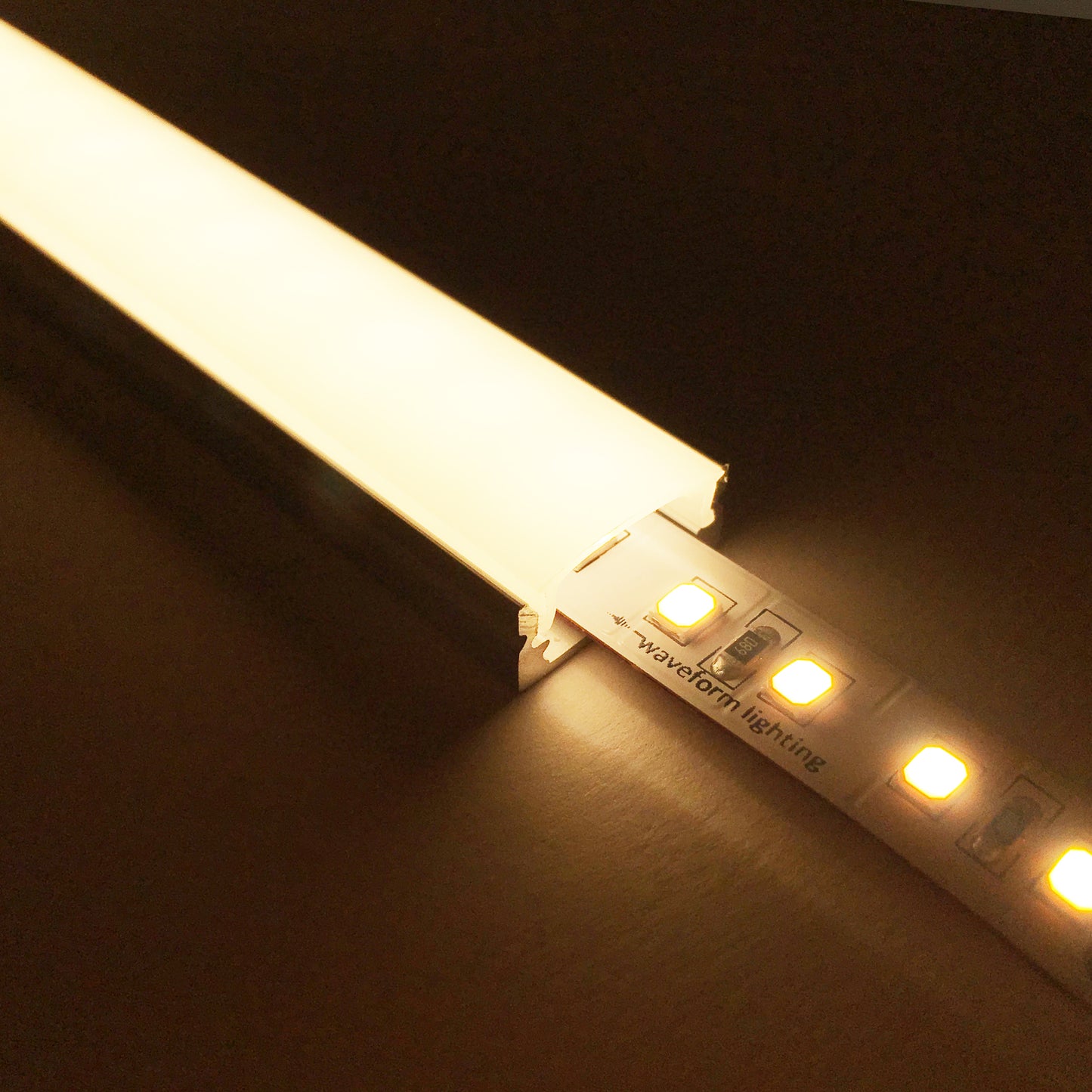 Aluminum Channel for LED Flex Strip - 5 PACK