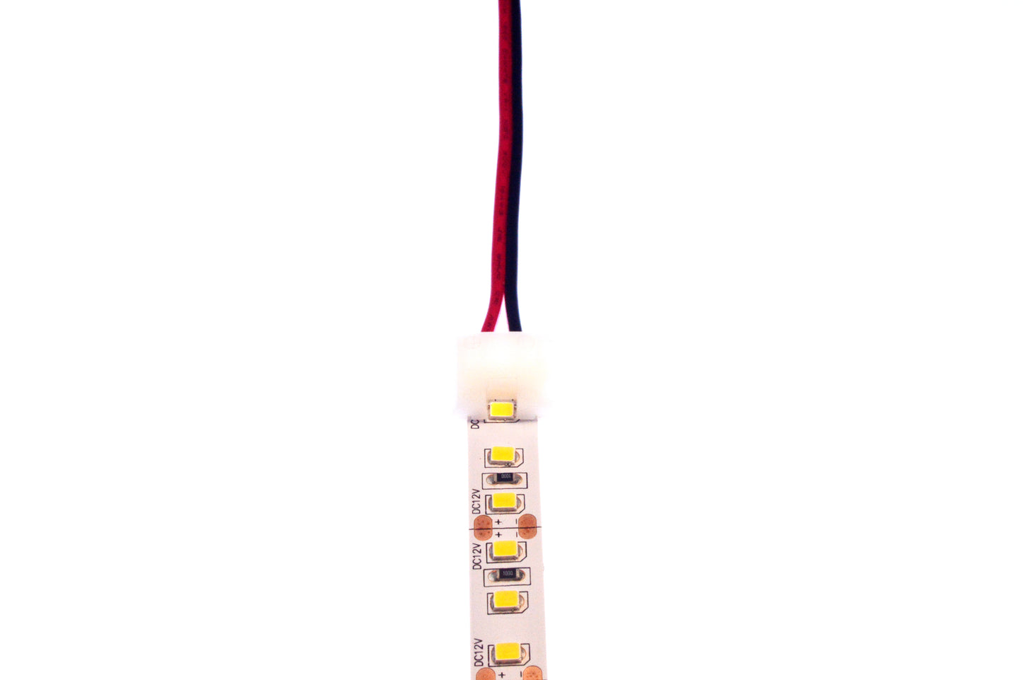 PN 3070 | LED Strip to Wire | Solderless Connector Cable for Single Color LED Strip - 10 PACK