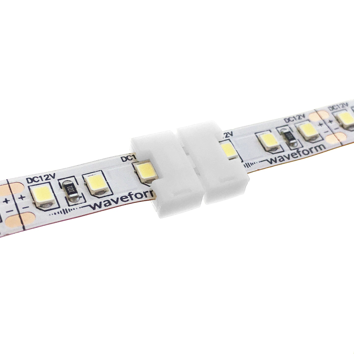 PN 3072 | LED Strip to Strip | Solderless Gapless Connector for Single Color LED Strip - 10 PACK