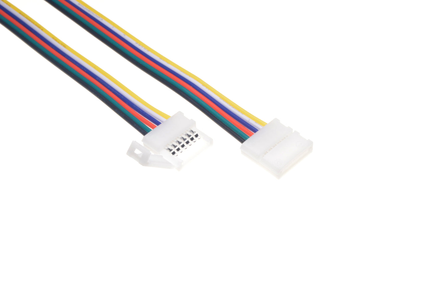 PN 3075 | LED Strip to Wire | Solderless Connector Cable for 5-in-1 LED Strip - 10 PACK
