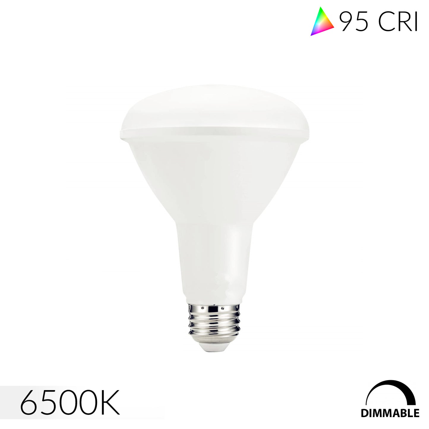 Ultra High 95 CRI 6500K E26 BR30 LED Bulb for Jewelry & Display