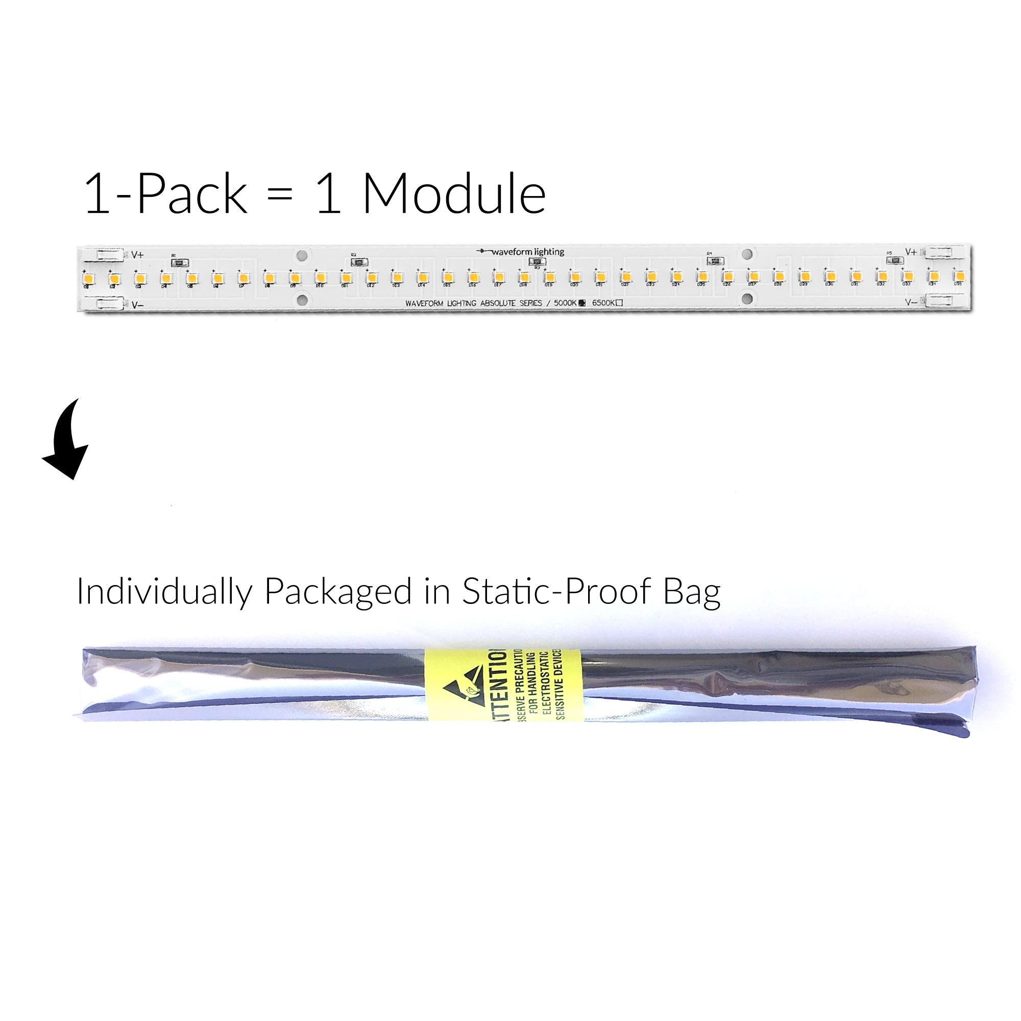 ABSOLUTE SERIES™ LED Linear Module - 99 CRI - 1 ft / 280 mm MCPCB ...