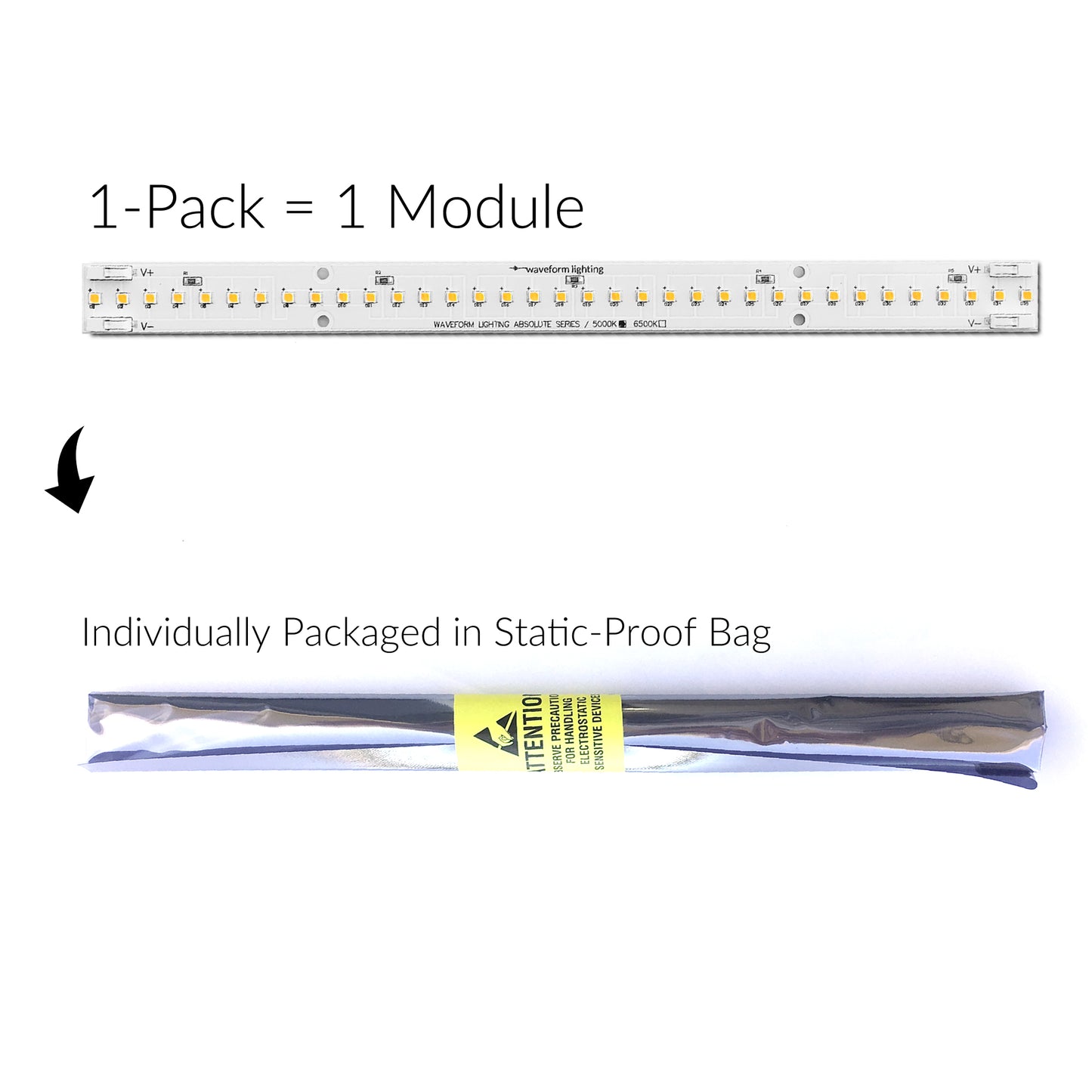 ABSOLUTE SERIES™ LED Linear Module - 99 CRI - 1 ft / 280 mm MCPCB