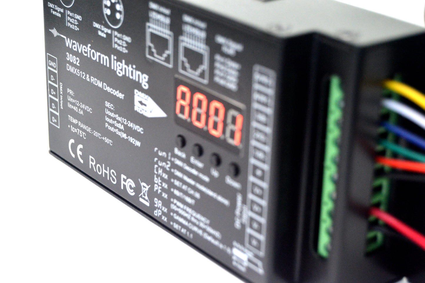 FilmGrade™ DMX LED Dimmer & Decoder with 5 Channel Output