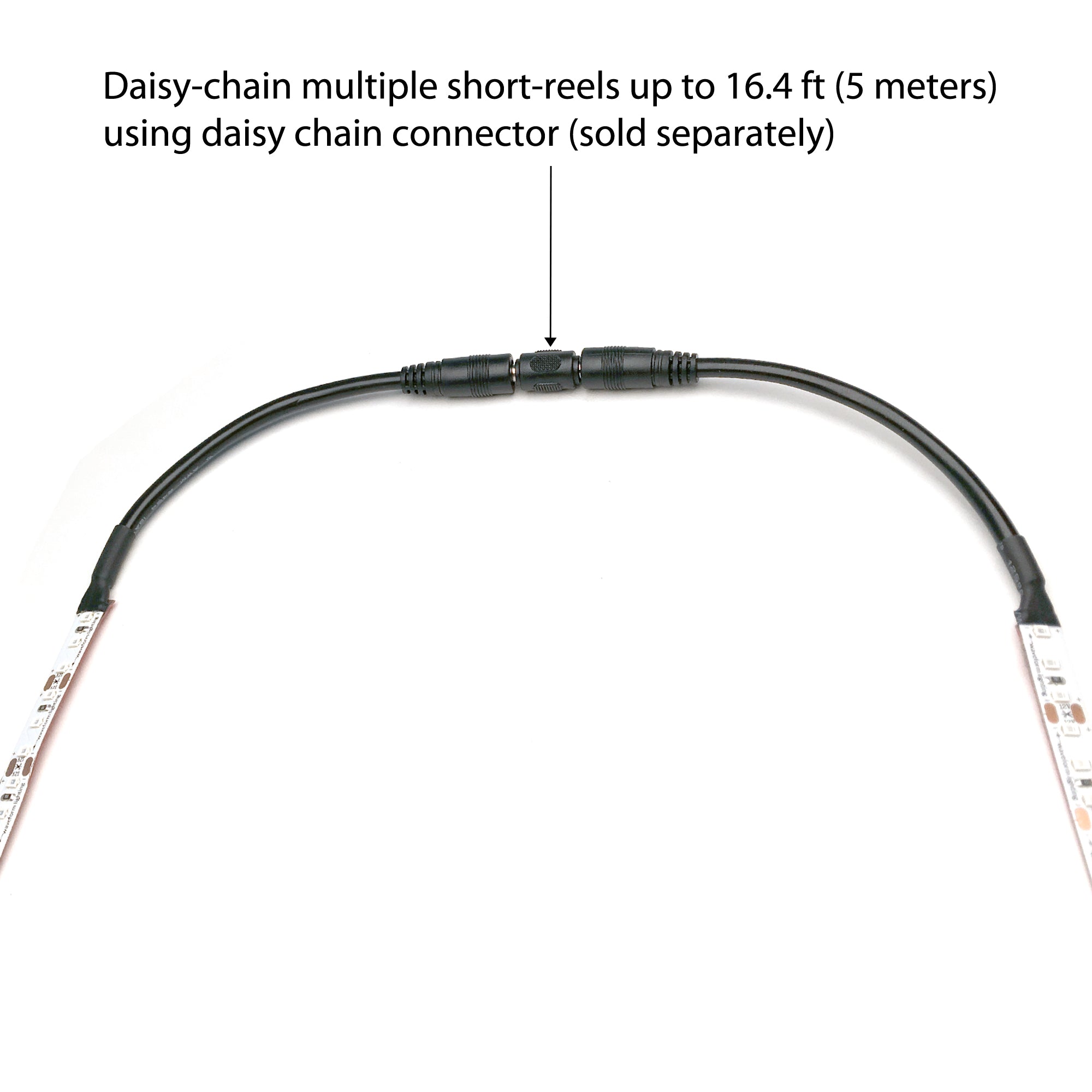 PN 7096 Daisy Chain DC Connector for UV LED Strips Waveform